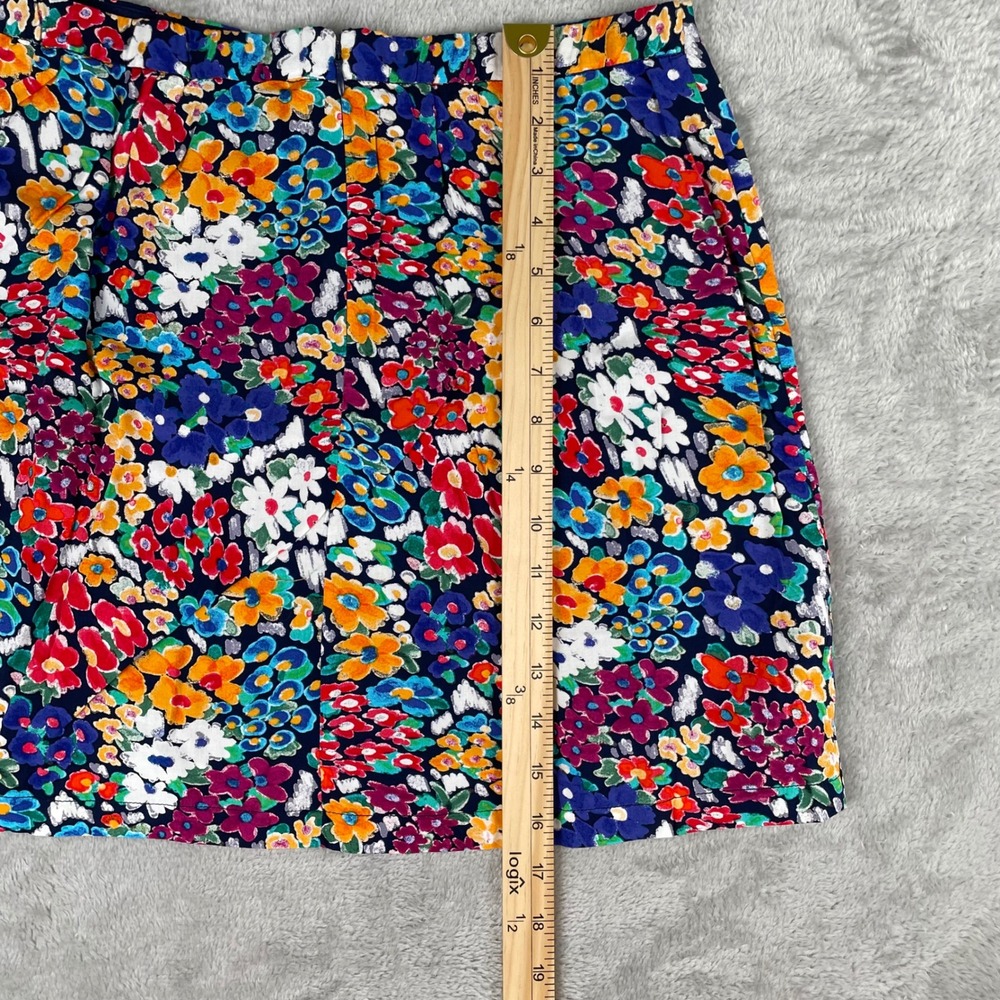 Lost + Wander Renoirs Terrace Mini Skirt Floral Multi Color WSWC06239 Womens M - Picture 6 of 7